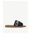 Chloé Woody Slides Shoes In Black