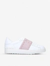 Valentino Open Two-tone Leather Sneakers