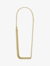 MAISON MARGIELA CHAIN PLAQUE NECKLACE,R00043893