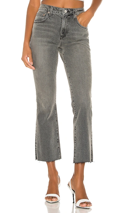 Trave Colette High Waist Crop Flare Jeans In Touch Of Grey