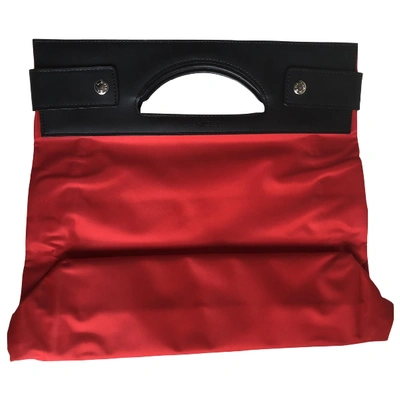 Pre-owned Lancel Handbag In Red