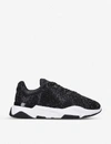 Mallet Kingsland Jewel Crystal-embellished Trainers In Black