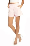 Endless Rose High Waist Tailored Shorts In Blush