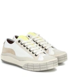 Chloé Chloe White And Off-white Clint Sneakers In Beige