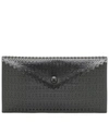 ALAÏA LOUISE LEATHER CLUTCH,P00441821