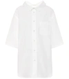 BALENCIAGA 棉质府绸大廓形衬衫,P00437252