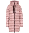 Moncler Rubis Hooded Quilted Shell Down Jacket In Pink
