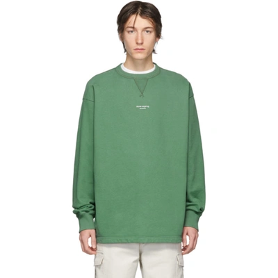 Acne Studios 反印徽标运动衫 瓶绿色 In Reverse-logo Sweatshirt