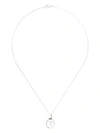 ANNOUSHKA 14KT WHITE GOLD DIAMOND INITIAL Y NECKLACE