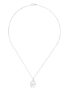 ANNOUSHKA 14KT WHITE GOLD DIAMOND INITIAL K NECKLACE