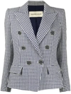 ALEXANDRE VAUTHIER DOUBLE BREASTED HOUNDSTOOTH BLAZER