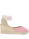 Manebi Mid-wedge Heel Espadrilles In Pink