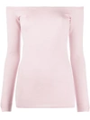 STELLA MCCARTNEY OFF-THE-SHOULDER KNITTED TOP