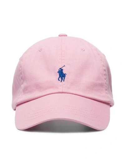 Polo Ralph Lauren Logo-embroidered Cap In Pink