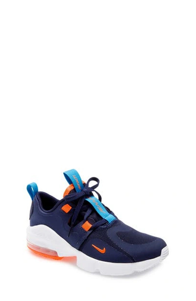 Nike Kids' Air Max Infinity Sneaker In Midnight Navy/ Crimson/ Blue