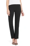 Nic + Zoe Lead The Way Ponte Knit Ankle Pants In Black Onyx