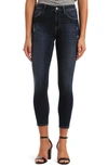 Mavi Jeans Tess Supersoft High Waist Ankle Skinny Jeans In Dark Used Super Soft