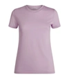 VINCE ESSENTIAL PIMA COTTON T-SHIRT,15000559