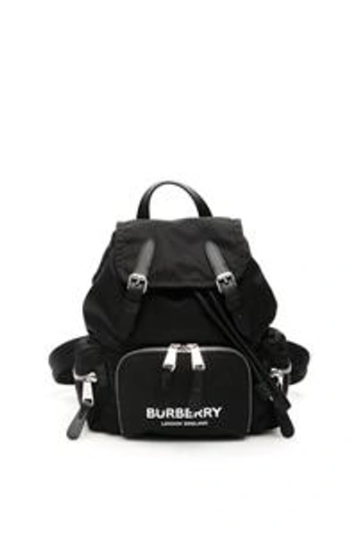 Burberry Backpack With Logo In Black