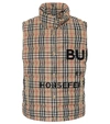 BURBERRY VINTAGE CHECK QUILTED DOWN VEST,P00433436