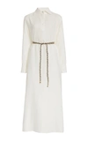 GIULIVA HERITAGE COLLECTION THE ANTONINE COTTON AND CASHMERE-BLEND MAXI DRESS,778575