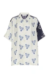Monse Flower Pot Paneled Printed Silk-twill Shirt In Print