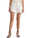 Agolde Parker Vintage Cutoff Organic Denim Shorts In Tissue