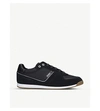 HUGO BOSS GRAZE LOW SUEDE AND MESH TRAINERS
