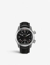 BREMONT MBIII MARTIN BARKER AUTOMATIC STAINLESS STEEL AND LEATHER WATCH,757-10001-745390