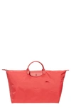 Longchamp Extra Large Le Pliage Club Travel Tote In Pomegranate