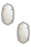 KENDRA SCOTT ELLIE OVAL STUD EARRINGS,E6031RHD