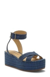 LUCKY BRAND BIKARO ANKLE STRAP PLATFORM SANDAL,LK-BIKARO