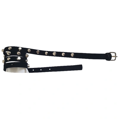 Pre-owned Aniye By Belt In Black