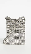 AREA Crystal Flapper Mini Bag