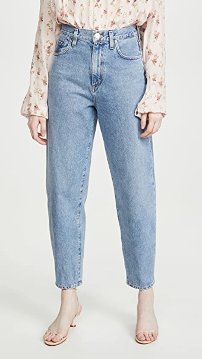 Goldsign Benefit Straight Leg Jeans In Blue