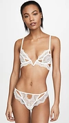 THISTLE & SPIRE KANE CUTOUT V WIRE BRA IVORY,THSPI30121