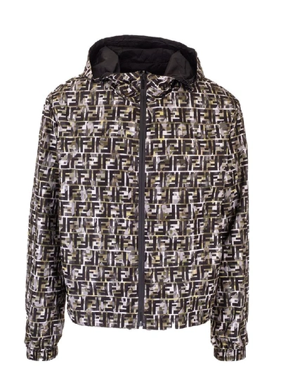 Fendi Men's Multicolor Polyester Outerwear Jacket