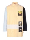 PRADA PRADA MEN'S YELLOW COTTON SHIRT,UCN279S2011V9YF0LGX 39