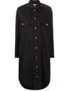 GIVENCHY GIVENCHY WOMEN'S BLACK COTTON DRESS,BW20V212J1001 34