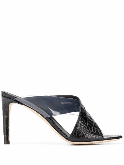 Giuseppe Zanotti Design Women's E000035001 Black Leather Sandals