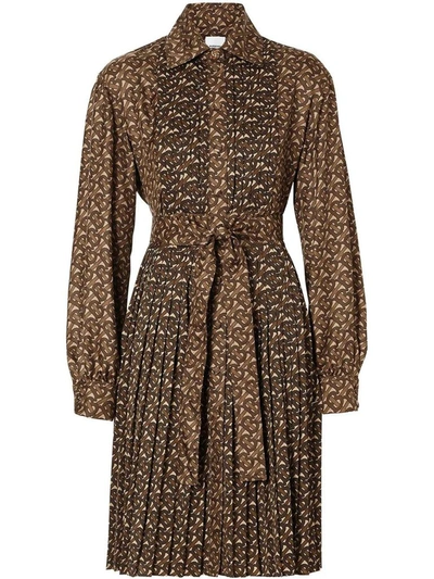 Burberry Women's Brown Polyester Dress