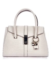 GUESS GUESS WOMEN'S GREY FAUX LEATHER HANDBAG,HWCG7477070MOONSTONE UNI