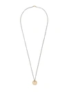 M COHEN DOUBLE ENGRAVED PENDANT NECKLACE