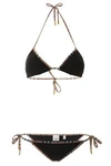 BURBERRY BURBERRY VINTAGE CHECK DETAIL TRIANGLE BIKINI