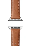 SHINOLA ANILINE LEATHER 21MM APPLE WATCH® WATCHBAND,S1120149283