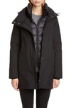 HERNO GORE-TEX® COAT WITH REMOVABLE DOWN BIB,PI081DL 11121