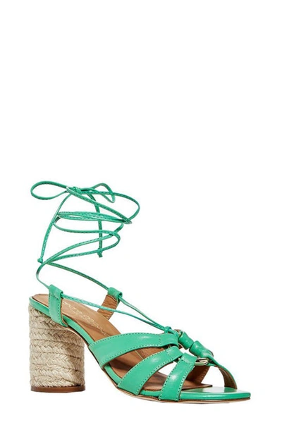 Andre Assous Women's Maggie Ankle-tie Espadrille Sandals In Mint