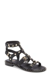 ASH PACIFIC STUDDED STRAPPY SANDAL,420034