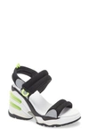 Ash Women's Cosmos Wedge Sandals In Black/silver