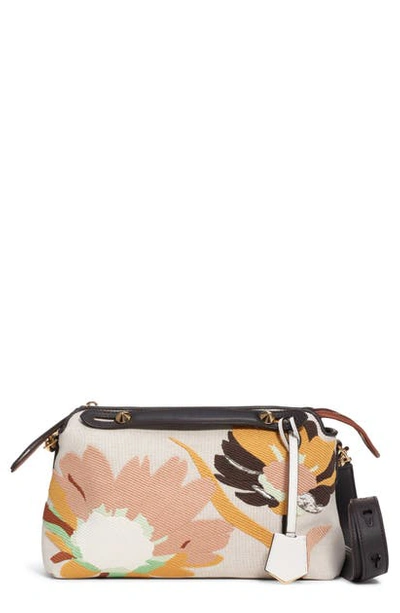 Fendi Women's By The Way Psychedelic Floral Satchel In Linen